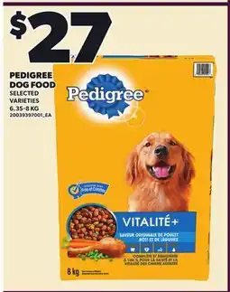 Loblaws PEDIGREE DOG FOOD offer