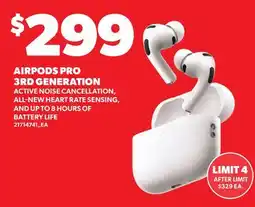 Loblaws AIRPODS PRO 3RD GENERATION offer