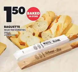 Loblaws BAGUETTE offer
