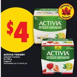 No Frills ACTIVIA YOGURT offer