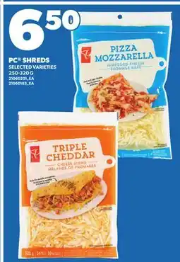 Loblaws PC SHREDS offer