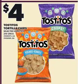 Loblaws TOSTITOS TORTILLA CHIPS offer