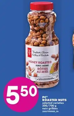 No Frills PC ROASTED NUTS, 200/700 g offer