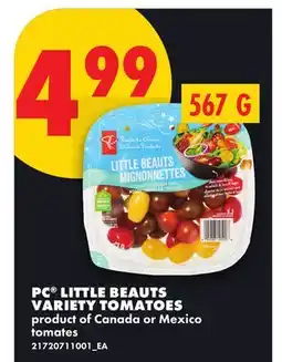 No Frills PC LITTLE BEAUTS VARIETY TOMATOES offer