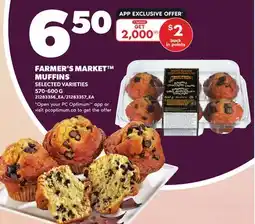 Loblaws FARMER'S MARKET MUFFINS offer