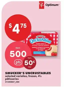 No Frills SMUCKER'S UNCRUSTABLES, 4's offer