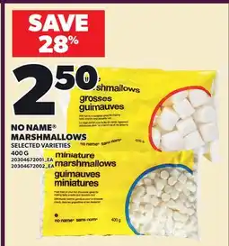 Loblaws NO NAME MARSHMALLOWS offer