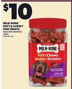 Loblaws MILK-BONE SOFT & CHEWY DOG TREATS offer