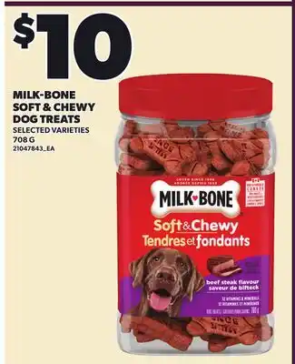 Loblaws MILK-BONE SOFT & CHEWY DOG TREATS offer