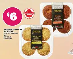 Loblaws FARMER'S MARKET MUFFINS, 4'S offer