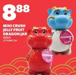 Loblaws MINI CRUSH JELLY FRUIT DRAGON JAR offer