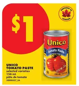 No Frills UNICO TOMATO PASTE offer