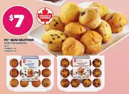 Loblaws PC MINI MUFFINS, 12'S offer