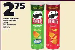 Loblaws PRINGLES SUPER BACK POTATO CHIPS offer