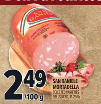Metro SAN DANIELE MORTADELLA offer
