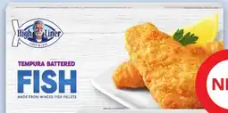 Metro HIGH LINER TEMPURA BREADED OR BURGER FILLETS offer