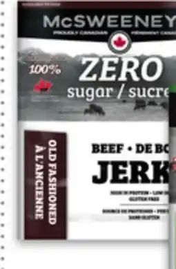Metro MCSWEENEY'S JERKY SNACKS offer