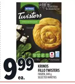 Metro KRINOS FILLO TWISTERS offer