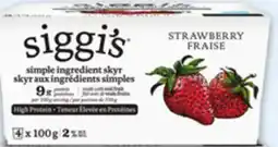 Metro SIGGI'S YOGOURT offer