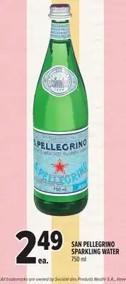 Metro SAN PELLEGRINO SPARKLING WATER offer