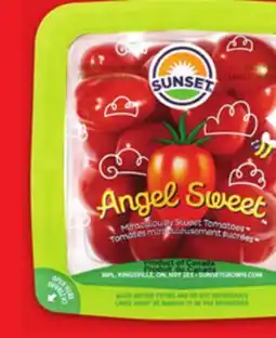 Metro ANGEL SWEET TOMATOES, BELLE GROVE WHOLE WHITE OR CREMINI MUSHROOMS offer