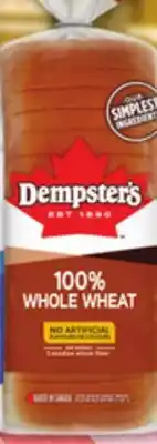 Metro DEMPSTER'S WHITE, 100% WHOLE WHEAT BREAD, HOT DOG, HAMBURGER BUNS, BAGELS OR HOSTESS SNACK CAKES offer