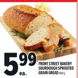 Metro FRONT STREET BAKERY SOURDOUGH SPROUTED GRAIN GREAD offer