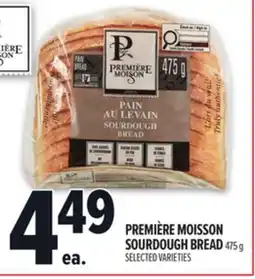 Metro PREMIÈRE MOISSON SOURDOUGH BREAD offer