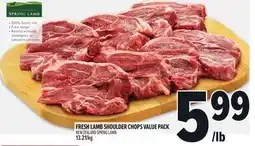 Metro FRESH LAMB SHOULDERS CHOPS VALUE PACK offer