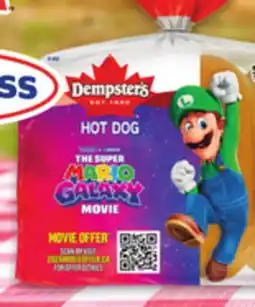 Metro DEMPSTER'S WHITE, 100% WHOLE WHEAT BREAD, HOT DOG, HAMBURGER BUNS, BAGELS OR HOSTESS SNACK CAKES offer