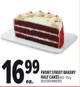 Metro FRONT STREET BAKERY HALF CAKES offer