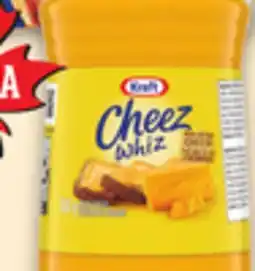 Metro KRAFT SINGLES SLICED CHEESE OR CHEEZ WHIZ offer