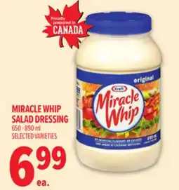 Metro MIRACLE WHIP SALAD DRESSING offer