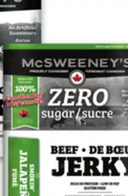 Metro MCSWEENEY'S JERKY SNACKS offer