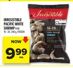 Metro IRRESISTIBLE PACIFIC WHITE SHRIMP RAW offer