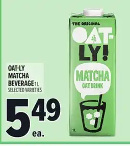 Metro OAT-LY MATCHA BEVERAGE offer