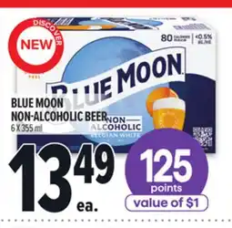 Metro BLUE MOON NON-ALCOHOLIC BEER offer