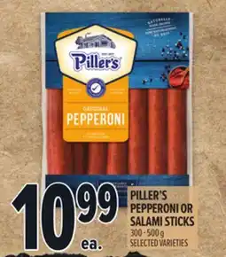 Metro PILLER'S PEPPERONI OR SALAMI STICKS offer