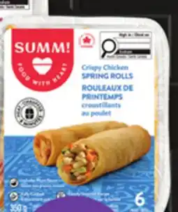 Metro SUMM! DUMPLINGS OR SPRING ROLLS offer