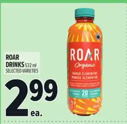 Metro ROAR DRINKS offer