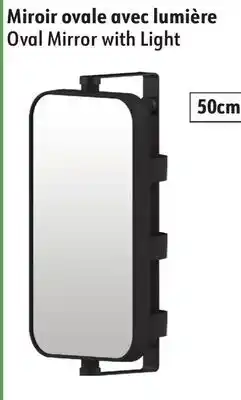 Sushi Shop Oval Mirror with Light offer