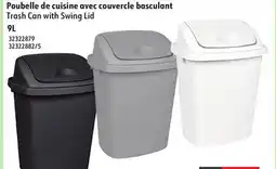 Sushi Shop Trash Can with Swing Lid offer
