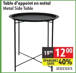 Sushi Shop Metal Side Table offer