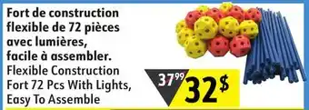 Sushi Shop Flexible Construction Fort 72 Pcs With Lights, Easy To Assemble offer