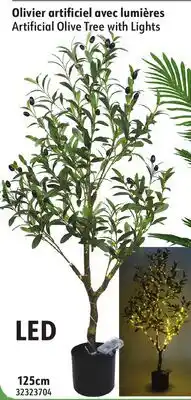 Sushi Shop Artificial Olive Tree with Lights offer