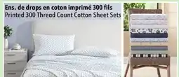 Sushi Shop Printed 300 Thread Count Cotton Sheet Sets offer