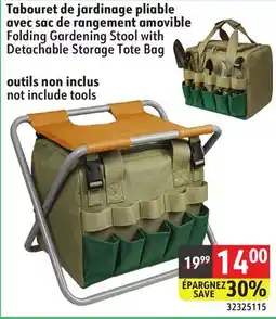 Sushi Shop Folding Gardening Stool with Detachable Storage Tote Bag offer