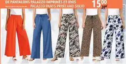 Sushi Shop PALAZZO PANTS PRINT AND SOLID offer