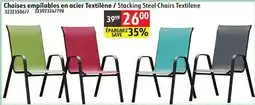 Sushi Shop Stacking Steel Chairs Textilene offer