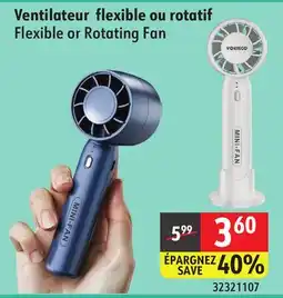 Sushi Shop Flexible or Rotating Fan offer